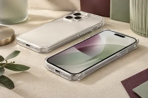 Coque intégrale transparente pour Galaxy A34 5G, avec écran protecteur intégré et contour surélevé pour l’appareil photo
